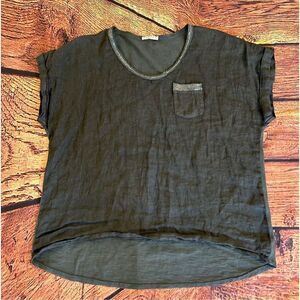 Women’s Made In‎ Italy Short Sleeve Shirt Size M